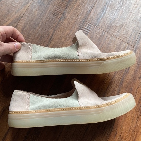 Toms Loma slip on shoes two tone suede size 9 - Picture 2 of 7